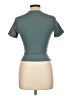 Assorted Brands Teal Gray Short Sleeve Turtleneck Size L - photo 2