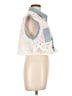 Assorted Brands Blue White Sleeveless Button-Down Shirt Size L - photo 4