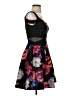 Xscape Floral Black Cocktail Dress Size 2 - photo 4