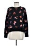 Assorted Brands Floral Black Pullover Sweater Size 1 - photo 1