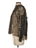 ALLSAINTS 100% Polyester Animal Print Brown Long Sleeve Blouse Size 2 - photo 5
