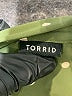 Torrid 100% Polyester Polka Dots Green Long Sleeve Blouse Size 3X Plus (3) - photo 7