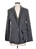 Shein 100% Polyester Stripes Gray Blazer Size S - photo 1