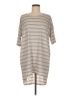 Lularoe Stripes Gray Casual Dress Size M - photo 1