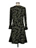 MICHAEL Michael Kors Paisley Green Casual Dress Size M - photo 2