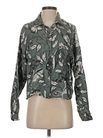 Unsubscribed Long Sleeve Silk Top (view 1)