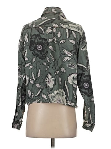 Unsubscribed Long Sleeve Silk Top (view 2)