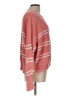 Sincerely Jules 100% Cotton Stripes Red Pullover Sweater Size L - photo 4