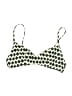 Araks Checkered-gingham Houndstooth Multi Color Ivory Swimsuit Top Size S - photo 1