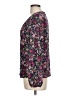 Unbranded Floral Purple Long Sleeve Blouse Size L (estimated) - photo 5