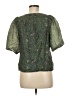 Splendid Green Short Sleeve Blouse Size M - photo 2