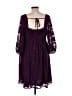 Torrid 100% Polyester Purple Casual Dress Size Lg Plus (0) - photo 2