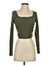 Shein Green Long Sleeve T-Shirt Size 4 - photo 1