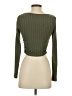 Shein Green Long Sleeve T-Shirt Size 4 - photo 2
