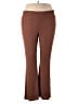 Pink Rose Brown Active Pants Size 3X - photo 1