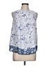 J.Jill Blue Sleeveless Blouse Size L - photo 1