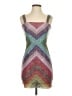 Saylor Chevron-herringbone Silver Cocktail Dress Size S - photo 1