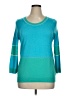 St. John Teal Wool Pullover Sweater Size XL - photo 1