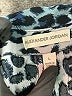 Alexander Jordan 100% Rayon Animal Print Blue Long Sleeve Blouse Size L - photo 7