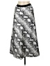 Knit Riot Paisley Silver Casual Skirt Size M - photo 1