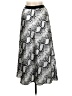 Knit Riot Paisley Silver Casual Skirt Size M - photo 2