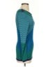 Nic + Zoe 100% Rayon Color Block Blue Pullover Sweater Size S - photo 4