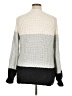 Falls Creek Color Block Gray Pullover Sweater Size XL - photo 2