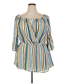 Ashley Stewart 3/4 Sleeve Blouse