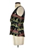 HD in Paris Blue Black Sleeveless Blouse Size 0 - photo 5