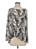 Rewind Silver Long Sleeve Blouse Size S - photo 1