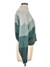 My Michelle 100% Polyester Color Block Teal Turtleneck Sweater Size L - photo 4