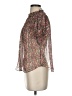Joie Brown Short Sleeve Blouse Size S - photo 5