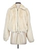 Elevenses 100% Polyester Ivory Faux Fur Jacket Size XS - photo 1