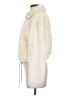 Elevenses 100% Polyester Ivory Faux Fur Jacket Size XS - photo 5