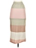 Shein Color Block Tan Casual Skirt Size 4 - photo 2