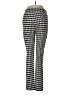 Bar III Houndstooth Black Casual Pants Size M - photo 2