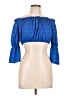 Shein Blue 3/4 Sleeve Blouse Size 11 - 12 - photo 1