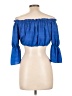 Shein Blue 3/4 Sleeve Blouse Size 11 - 12 - photo 2