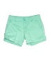 Maurices Solid Green Shorts Size 1 - 2 - photo 1