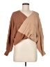 My Michelle 100% Acrylic Color Block Brown Pullover Sweater Size M - photo 1