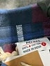 Mish 100% Cotton Plaid Blue Long Sleeve Button-Down Shirt Size 6 - photo 3