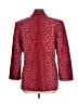 Carlisle Animal Print Red Blazer Size 12 - photo 2