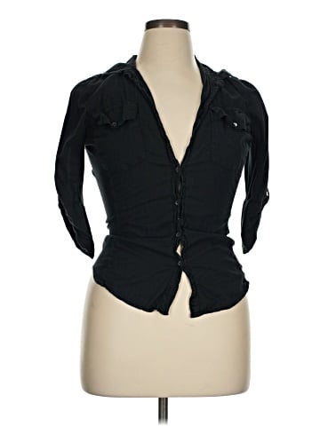 James Perse 3/4 Sleeve Button-Down Shirt (view 1)