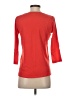 J.Crew 100% Cotton Red 3/4 Sleeve Top Size S - photo 2
