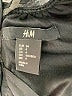 H&M 100% Polyester Solid Black Cocktail Dress Size 4 - photo 7