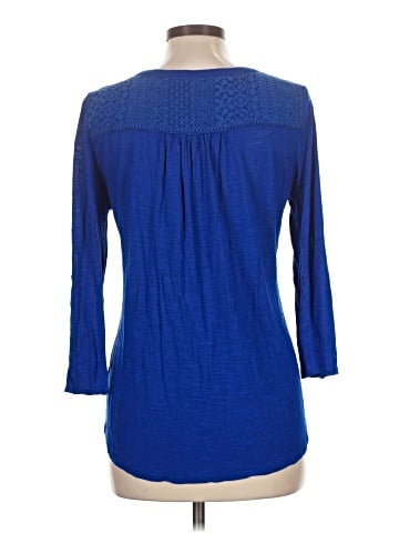 Cable & Gauge 3/4 Sleeve Blouse (view 2)