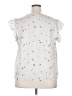 Unbranded Stars White Sleeveless Blouse Size 2X - photo 2