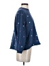 Mighty Fine Hearts Blue Pullover Sweater Size S - photo 4