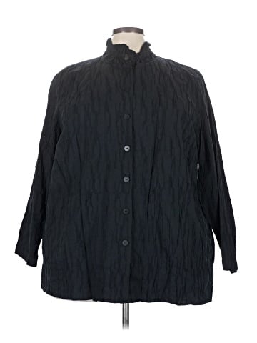 Foxcroft 3/4 Sleeve Button-Down Shirt (view 1)