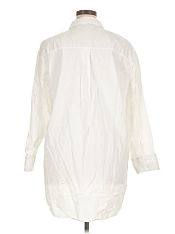 Jones & Co 3/4 Sleeve Button-Down Shirt (view 2)